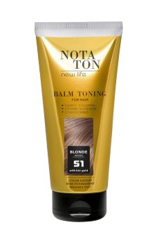 Тонирующий бальзам для волос Notaton New Life Balm Toning с био-золотом, 51 Русый, 150 мл