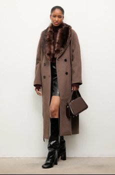 Шерстяное пальто Answear.LAB
