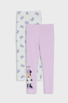 Легінси, 2 пари Minnie Mouse - Фіолетовий