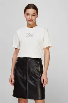 Женская белая футболка Белый XS HUGO 50467321;110