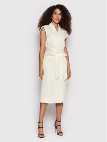 Notes Du Nord Коктейльна сукня 12622 Бежевий Regular Fit Notes Du Nord Коктейльна сукня 12622 Бежевий Regular Fit