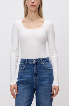 Reserved - Боді з ліоцелом - білий - 105IT-00X