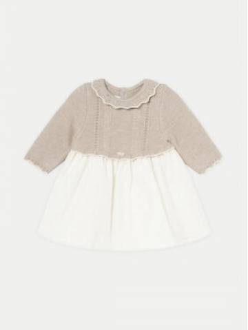 Mayoral Повсякденна сукня 2883 Бежевий Regular Fit Mayoral Повсякденна сукня 2883 Бежевий Regular Fit