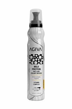 Пенка для волос Agiva Milk Protein Pro Care Creamy Mousse Средняя фиксация, 200 мл