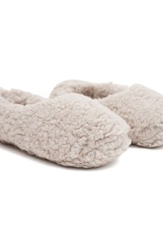Женские домашние тапочки-чешки Twins закрытые, тучки, мягкие, Beige, размер 38/39