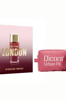 Парфюмированный набор женский Dicora Urban Fit London (туалетная вода, 150 мл + косметичка)