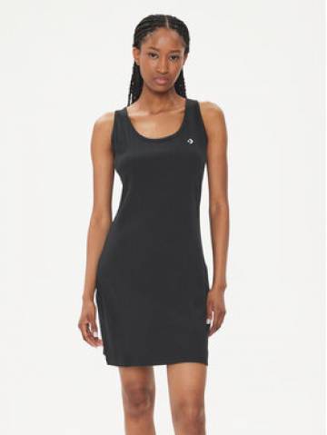 Converse Літня сукня W Scoop Knit Dress 10025452-A01 Чорний Slim Fit Converse Літня сукня W Scoop Knit Dress 10025452-A01 Чорний Slim Fit