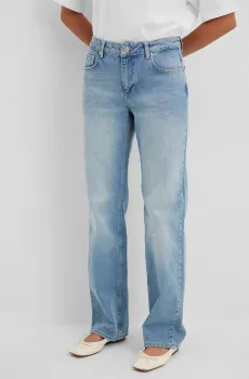 Женские голубые джинсы Голубой 34 NA-KD 1100-007250
