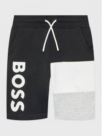 Boss Спортивні шорти J24826 S Чорний Regular Fit Boss Спортивні шорти J24826 S Чорний Regular Fit