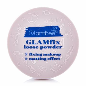 Рассыпчатая пудра для лица GlamBee Glamfix loose powder 01, 6.2 г Рассыпчатая пудра для лица GlamBee Glamfix loose powder 01, 6.2 г