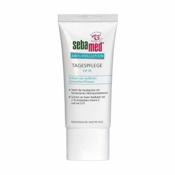 Дневной крем для лица Sebamed Anti-Pollution Tagespflege SPF 20, 40 мл Дневной крем для лица Sebamed Anti-Pollution Tagespflege SPF 20, 40 мл