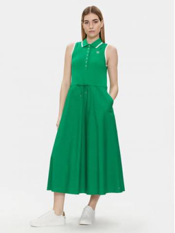 Tommy Hilfiger Літня сукня WW0WW41272 Зелений Regular Fit Tommy Hilfiger Літня сукня WW0WW41272 Зелений Regular Fit