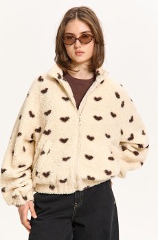 Cropp - Куртка на штучному хутрі - бежевий