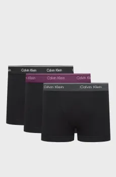 Мужские черные боксеры (3 шт) Черный XL Calvin Klein 000NB4002A