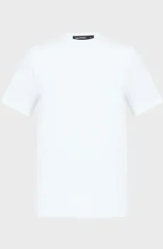 Мужская белая футболка Белый L Karl Lagerfeld 561221.755054;10