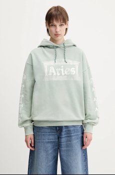 Хлопковая кофта Aries Aged Ancient Column Hoodie