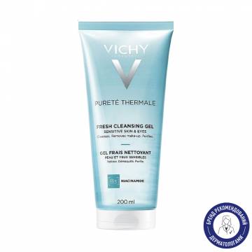 Освежающий очищающий гель Vichy Purete Thermale для всех типов кожи, даже чувствительной, 200 мл Освежающий очищающий гель Vichy Purete Thermale для всех типов кожи, даже чувствительной, 200 мл