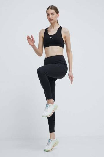 Спортивный бюстгальтер Puma 4KEEPS цвет чёрный узорный 525317 Спортивный бюстгальтер Puma 4KEEPS цвет чёрный узорный 525317