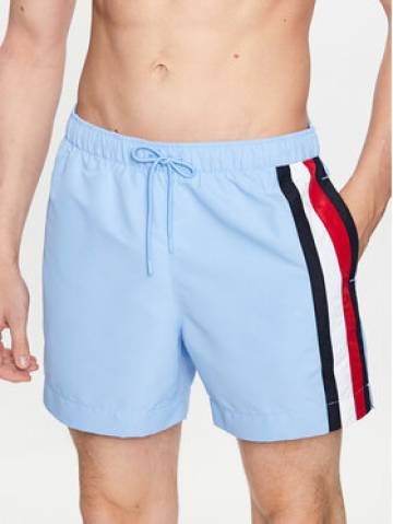 Tommy Hilfiger Пляжні шорти Medium Drawstring UM0UM02857 Блакитний Regular Fit Tommy Hilfiger Пляжні шорти Medium Drawstring UM0UM02857 Блакитний Regular Fit