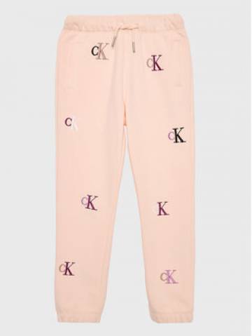Calvin Klein Jeans Спортивні штани Monogram IG0IG01906 Рожевий Regular Fit Calvin Klein Jeans Спортивні штани Monogram IG0IG01906 Рожевий Regular Fit