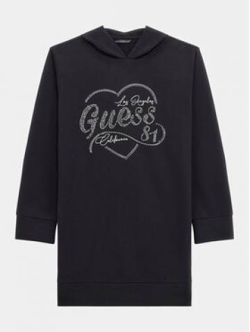 Guess Повсякденна сукня J4RK28 KA6R4 Чорний Regular Fit Guess Повсякденна сукня J4RK28 KA6R4 Чорний Regular Fit