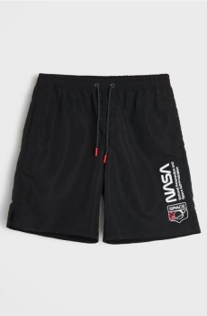 Купальні шорти NASA - чорний