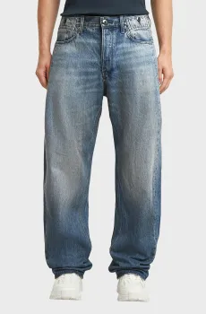 Мужские голубые джинсы Bend Голубой 36-34 G-Star RAW D25357,D788