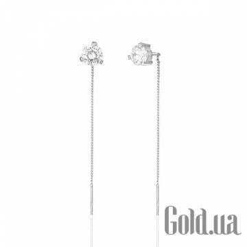 Серьги с подвесками Silvex925 Серьги с подвесками Silvex925