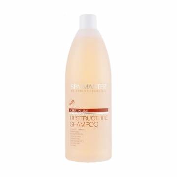 Реструктурирующий шампунь для волос Spa Master Keratin Line Restructure Shampoo с кератином, 970 мл Реструктурирующий шампунь для волос Spa Master Keratin Line Restructure Shampoo с кератином, 970 мл