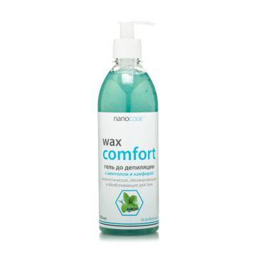 Гель до депиляции NanoCode Wax Comfort Gel с ментолом и камфорой, 500 мл