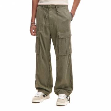 Cropp - Брюки baggy - оливковий Cropp - Брюки baggy - оливковий