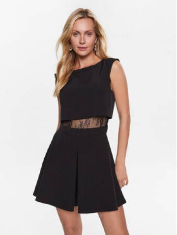 Ermanno Firenze Повсякденна сукня D42EQ029E49 Чорний Regular Fit Ermanno Firenze Повсякденна сукня D42EQ029E49 Чорний Regular Fit