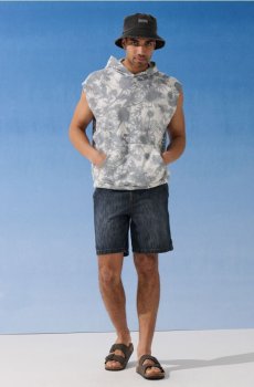 Шльопанці з двома ремінцями з устілкою з домішкою натуральної шкіри - середньо-сірий