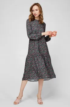 Женское платье с узором Разноцветный 32 NA-KD 1014-001119