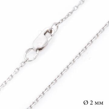 Серебряная цепочка. Якорное плетение б010213 Серебряная цепочка. Якорное плетение б010213
