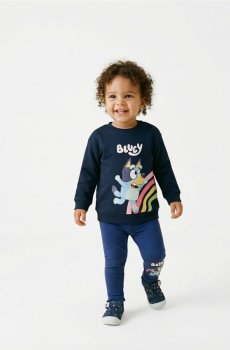 Світшот crewneck Bluey - темно-синій