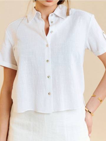 Коротка сорочка - білий