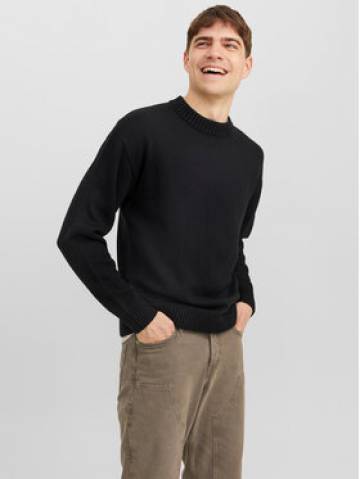 Jack&Jones Светр 12236774 Чорний Regular Fit Jack&Jones Светр 12236774 Чорний Regular Fit