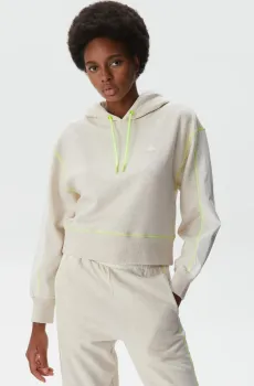 Женская бежевая толстовка Бежевый 38 Lacoste SF240303B