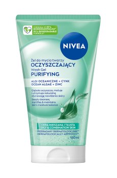 Очищающий гель для умывания лица NIVEA с цинком, 150 мл