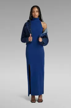 Женское синее платье NY RAW Синий S G-Star RAW D23927,D487