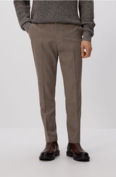 Reserved - Штани-чиноси slim із додаванням віскози - кавовий - 555DV-84M