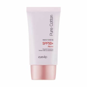 Увлажняющий ВВ-крем для лица Eyenlip Pure Cotton Perfect Cover BB Cream SPF 50+/PA+++, 23 Natural Beige, 30 мл Увлажняющий ВВ-крем для лица Eyenlip Pure Cotton Perfect Cover BB Cream SPF 50+/PA+++, 23 Natural Beige, 30 мл