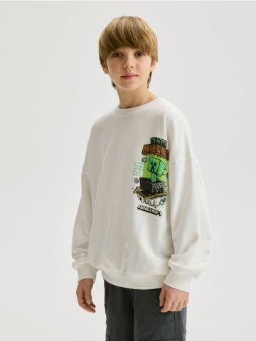 Reserved - BOYS` JOGGING TOP - кремовий - 394CJ-01X Reserved - BOYS` JOGGING TOP - кремовий - 394CJ-01X