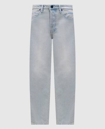 Голубые джинсы с патчем логотипа