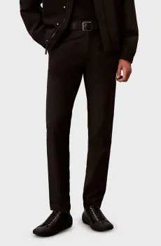 Мужские черные брюки SLIM TECH STRETCH Черный 34 Calvin Klein LV04LB610G