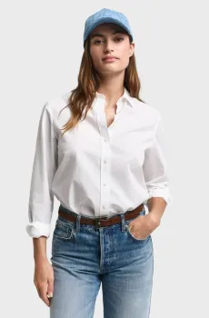 Женская белая рубашка REG CLASSIC POPLIN Белый 34 Gant 4300348