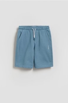 Reserved - Бавовняні шорти - світло-блакитний - 720HN-50X