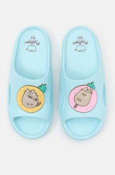 Шльопанці Pusheen the Cat - блідо-бірюзовий