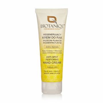 Восстанавливающий крем для рук Biotaniqe Anti-Spot Restoring Hand Cream против пигментных пятен, 75 мл Восстанавливающий крем для рук Biotaniqe Anti-Spot Restoring Hand Cream против пигментных пятен, 75 мл